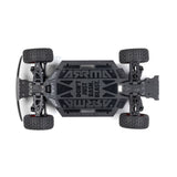 ARRMA 1/16 Mojave GROM 4x4 RTR brushed desert truck with rugged tires and detailed body, ready for off-road adventures.