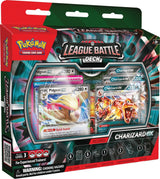 Pokemon TCG Charizard ex League Battle Deck featuring a Charizard card and deck components from the Pokémon Trading Card Game.
