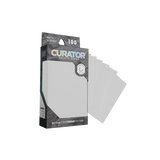 Orange Nebula Curator Palette Series Standard Sleeves for cards, featuring parchment design in a sleek, protective card supply.