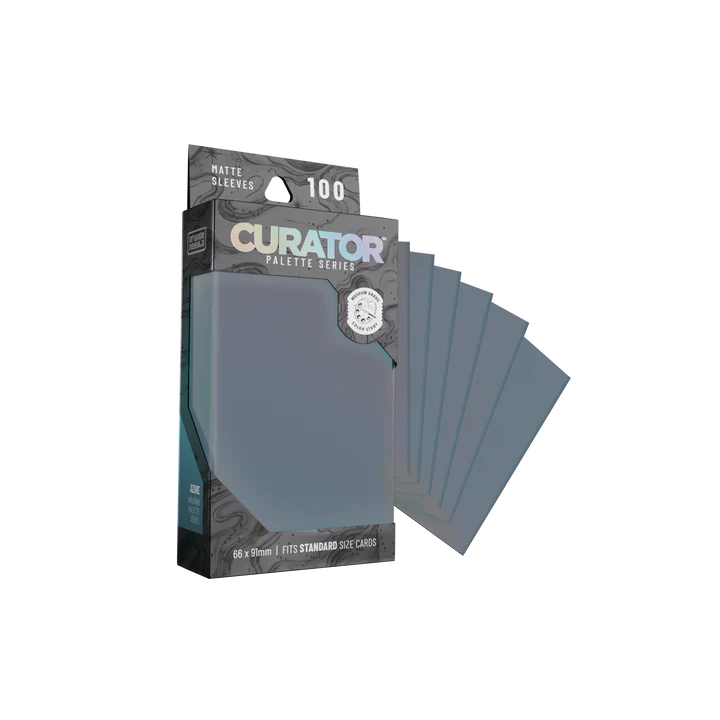 Orange Nebula Palette Series Standard Sleeves for cards, featuring a vibrant Azure design, ideal for protecting and organizing card collections.