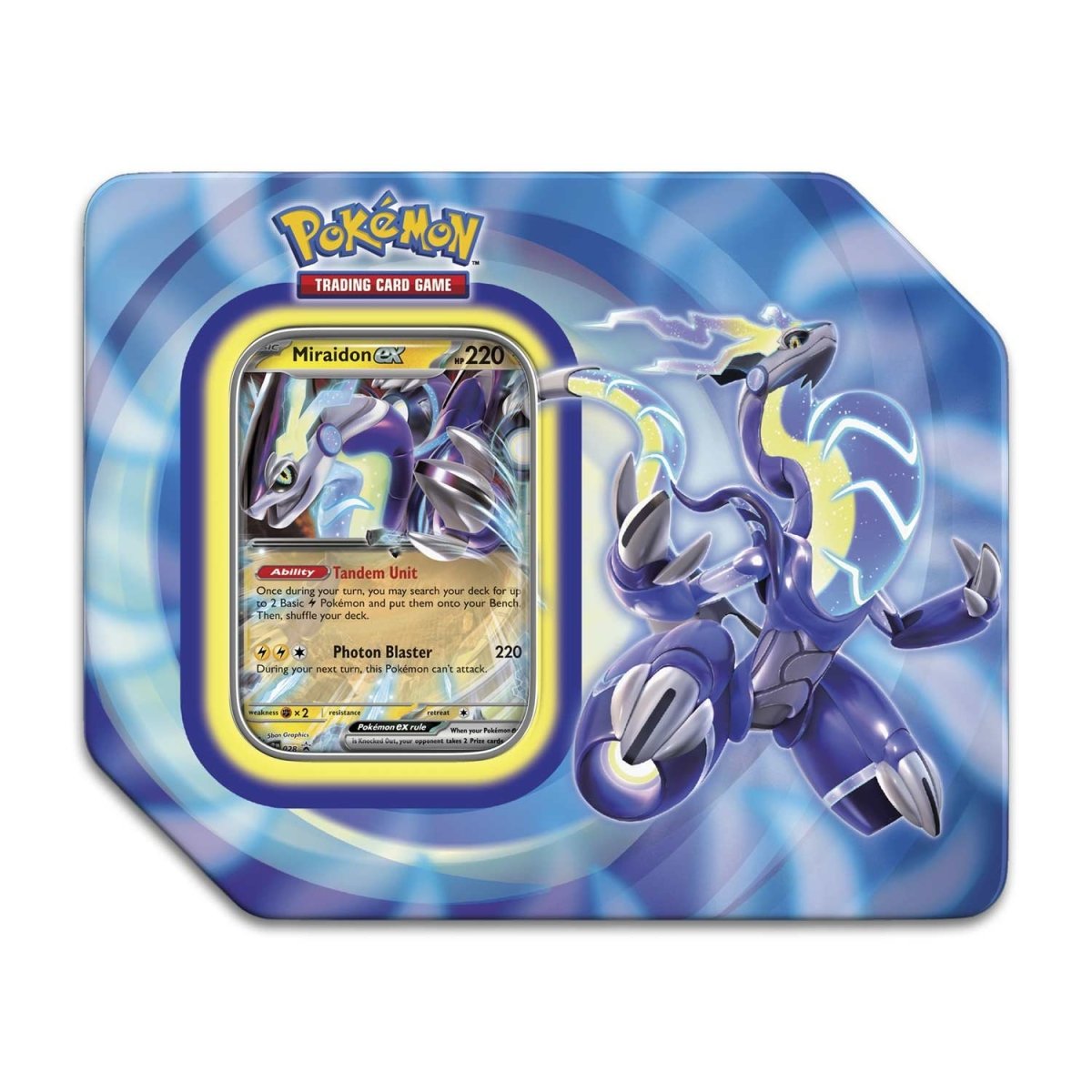 Pokemon Paldea Legends Tin featuring Pokémon cards from the popular Pokémon trading card game in a colorful, collectible tin.