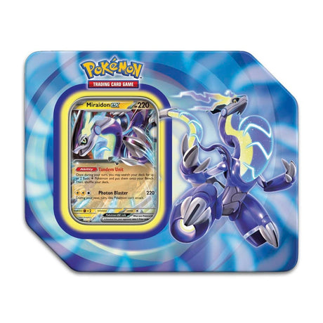Pokemon Paldea Legends Tin featuring Pokémon cards from the popular Pokémon trading card game in a colorful, collectible tin.