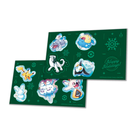 Pokémon 2024 Holiday Calendar featuring colorful Pokémon characters and festive holiday-themed illustrations.