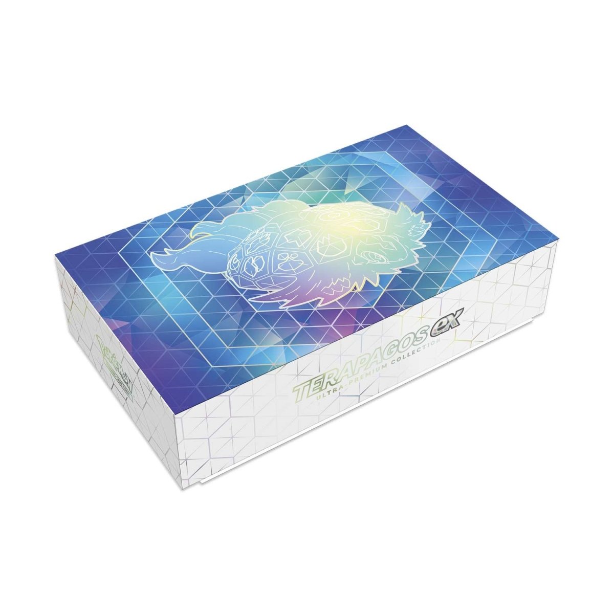 Pokemon Terapagos ex Ultra Premium Collection box featuring Pokémon TCG cards and accessories from the Pokemon brand.