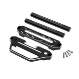 Powerhobby Flysky NB4 RC car aluminum frame protector in black, mounted on a remote control vehicle, showing durable construction.