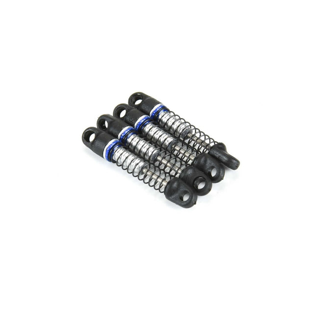 Set of four Proline 25mm front and rear shocks for Axial SCX30 RC cars, showcasing durable suspension components.