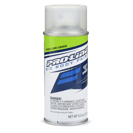 Proline 4.5oz spray paint can with yellow cap and label, ready for detailed spray painting projects.