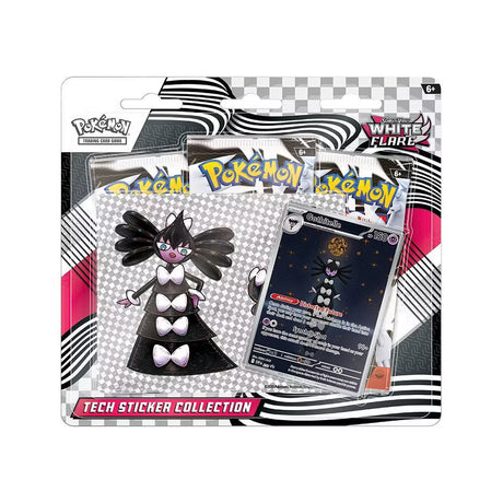 Pokemon Pokémon TCG White Flare Sticker Collection featuring colorful collectible stickers from the Pokémon series.