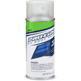 Green Proline 4.5oz spray paint can with nozzle, designed for smooth, even application on various surfaces.