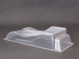 Reflex Racing RAD006 Rad Body Skillet Lexan body for RC car, showing lightweight, clear RC car body with mounting features.