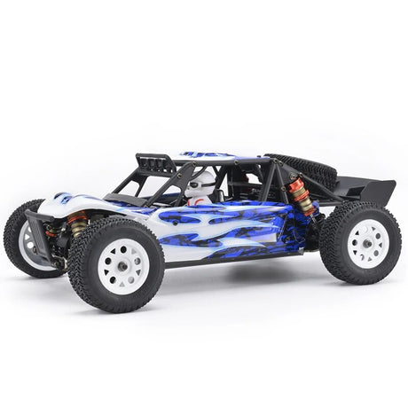 LC Racing EMB-DT 1/14 scale 4WD RC desert truck with brushless motor, detailed body, large off-road tires, ready-to-run buggy.