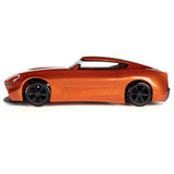 Redcat RDS 1/10 scale 2WD competition drift car with orange body and detailed design, ready for high-performance RC drifting.