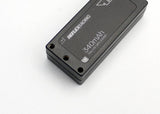 Reflex Racing RRE012 340mAh 7.6V LiHV hardcase RC car Lipo battery showing compact black hardcase and connector.