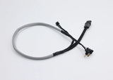 Reflex Racing RRE017 2mm Bullet to XT60 RC car charging cable in gray, designed for easy and secure battery connections.