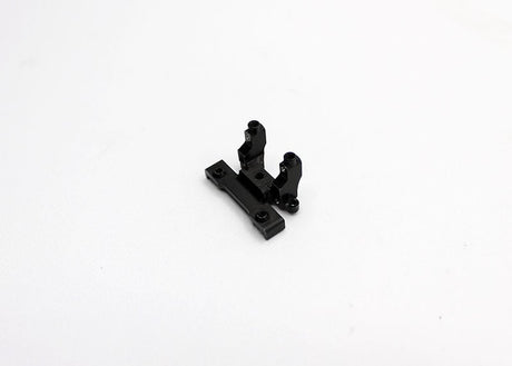 Reflex Racing RX28-020 G2 aluminum front bulkhead for RC car, showcasing precision-machined metal component and mounting points.