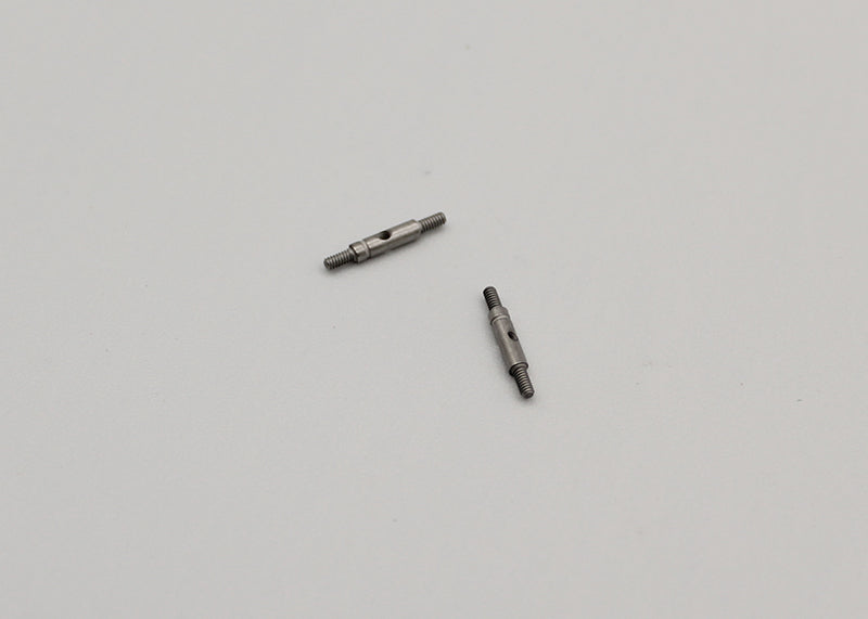 Reflex Racing RX28-009 hardened steel turnbuckles for RC car suspension and steering adjustments.