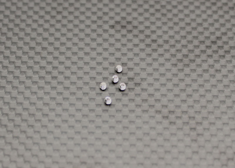 Reflex Racing RX28-038 M2x2mm set screws for RC car parts, showing small metal screws on a clean background.
