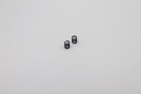 Reflex Racing RX28A-10 medium soft front springs for RC car, black color, designed for optimal handling and performance.