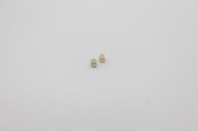 Reflex Racing RX28A-12 gold hard front springs for RC car suspension, designed for performance and durability.