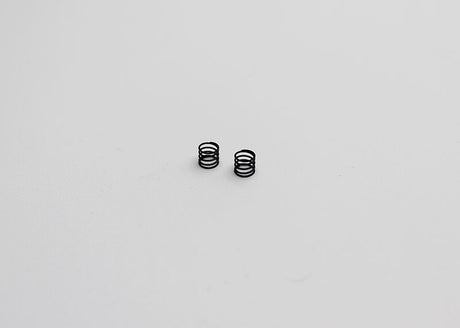 Reflex Racing RX28A-17-XH Extra Hard Kiss Front Springs V2 for RC car, black, showing the coil springs in detail.