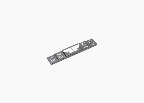 Reflex Racing RX28A-32 RC car ride height gauge tool for precise suspension adjustments and setup.