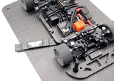 Reflex Racing RX28A-32 RC car ride height gauge with digital display for precise suspension adjustments.