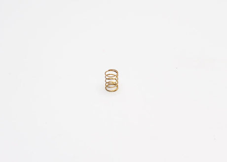 Reflex Racing RX28A-33-HS G2 gold hard center spring for RC cars, showing the coil spring with a gold finish.