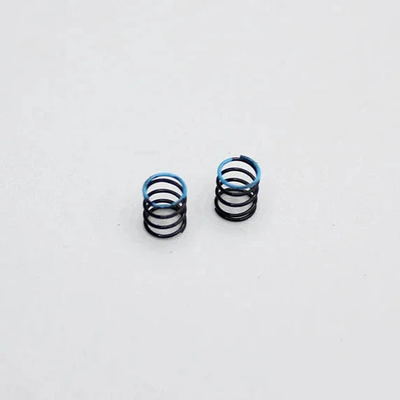 Reflex Racing RX28A-36 extra hard blue front springs for RC cars, lightweight and durable suspension upgrade.