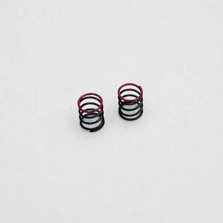 Red Reflex Racing RX28A-37 Extra Hard+ front springs for RC cars, with coiled metal design and branding visible.