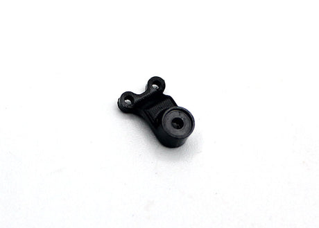 Reflex Racing RX28A-41 RX28 short steering horn for RC cars, shown in black with mounting holes on a white background.