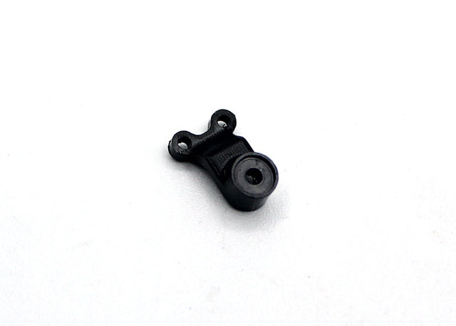 Reflex Racing RX28A-41 RX28 short steering horn for RC cars, shown in black with mounting holes on a white background.