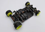 Reflex Racing RX28D Champions Edition 2WD RC car kit with detailed chassis and vibrant decals, designed for high-performance racing.