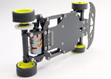 Reflex Racing RX28K 1/28 scale 2WD RC car kit Gen 2 with detailed chassis and racing design, ready for assembly and racing.