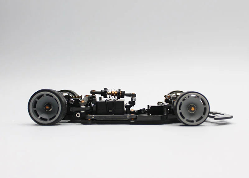Reflex Racing RX28SE Champions Edition 2WD RC car kit with sleek design and detailed body in black and red.