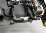 Reflex Racing RX28K 1/28 2WD RC car kit Gen 2 with detailed chassis and sleek design, ready for racing enthusiasts.