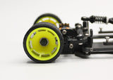 Reflex Racing RX28K 1/28 2WD RC car kit Gen 2, detailed view of the miniature remote-controlled racing car.