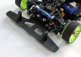 Reflex Racing RX503 RC car parts carbon fiber front bumper for Pan Car, lightweight and durable racing vehicle component.