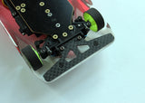 Reflex Racing RX503 RC car parts carbon fiber front bumper with sleek, lightweight design for pan cars and high-performance racing.