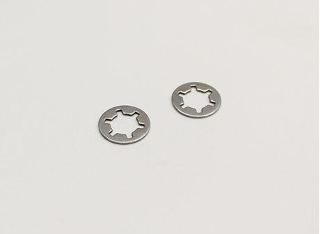 Reflex Racing RX515V2-1 V2 keyed diff rings installed in a mechanical assembly, showing precise metal gear components.