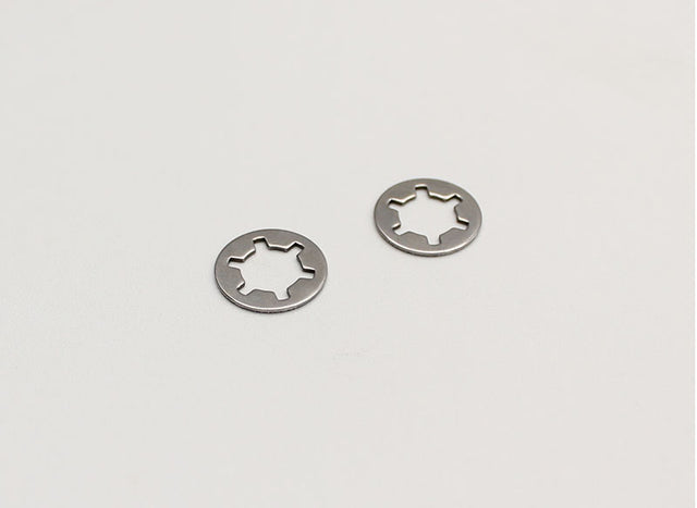 Reflex Racing RX515V2-1 V2 keyed diff rings installed in a mechanical assembly, showing precise metal gear components.