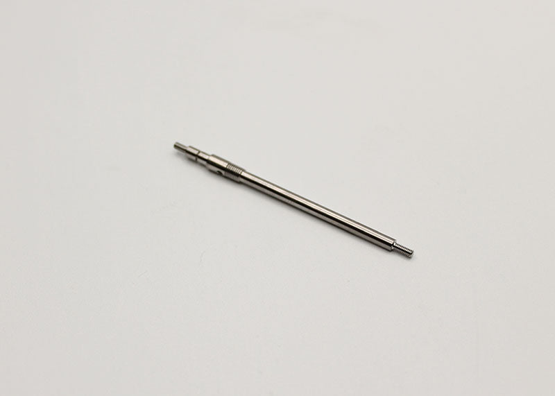 Reflex Racing RX527 Titanium 2WD Ball Diff Shaft for RC cars, showing the lightweight, durable metal shaft in a close-up view.