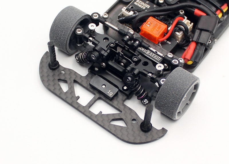 Reflex Racing RX531 RC car racing bumper weight set shown on a white background, designed for improved vehicle stability and performance.
