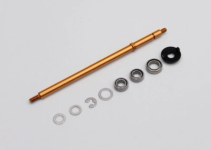 Reflex Racing RX538 aluminum gear differential for RC cars, showing the precision-machined metal components.
