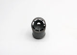 Reflex Racing RX600R0G gray speed dish rear wheel for RC cars with 0 offset, featuring a sleek, aerodynamic design.