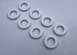 Reflex Racing speed dish side wall plate set for RC cars, compatible with 22.0 to 22.6mm wheels, includes four plates.