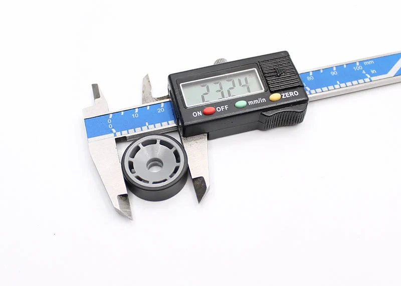 Reflex Racing RX605-45 11mm low profile slick tire with 45° angle for RC car racing, showing the smooth rubber surface and sidewall.