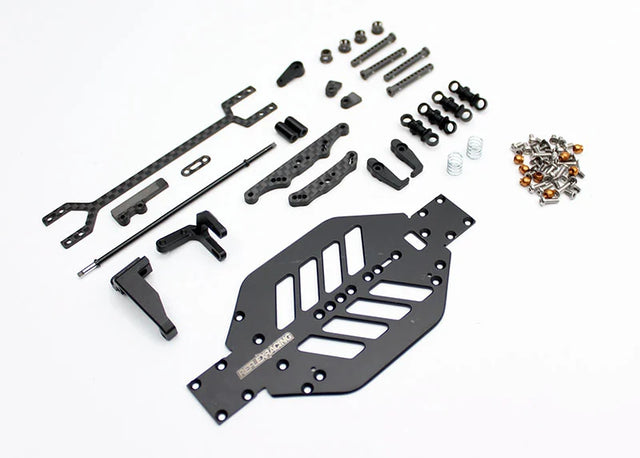 GL Racing Giulia Pro Kit with Reflex Upgrade and Ceramic Bearings, featuring high-performance RC car components.