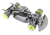 Reflex Racing RXGL-KIT Giulia upgrade kit for RC cars, showing detailed 98mm RC car parts in black and silver.