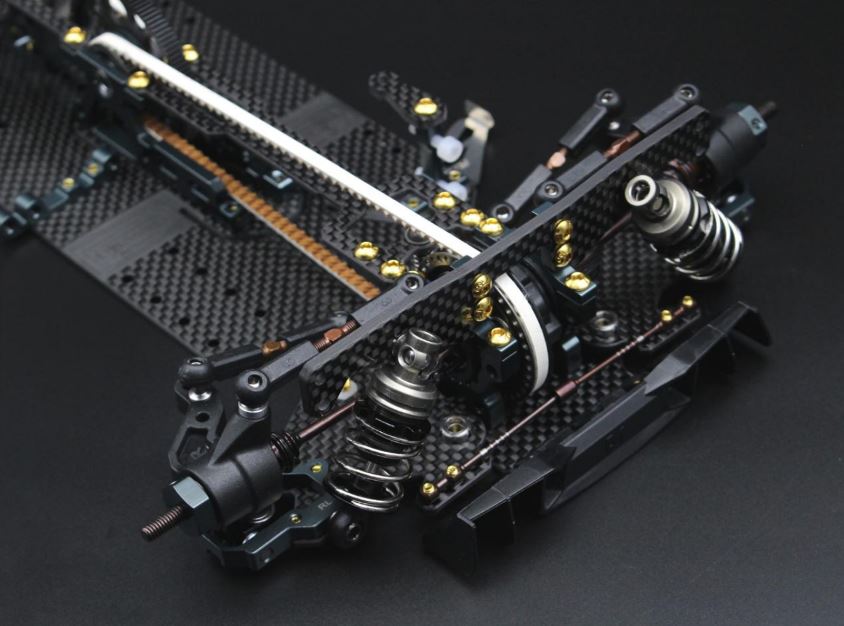 Electric TC kit for Race Opt MTS T3M-V2 2023 model, featuring electronic components and wiring for remote control cars.