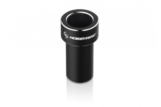 Hobbywing RC car rotor replacement tool shown in black with ergonomic handle and metal components, designed for easy rotor installation.